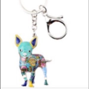 Cute Chihuahua Dog Key Chain Keychain